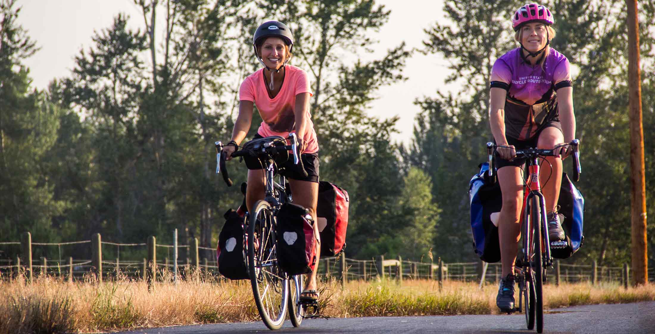 A couple of riders on the Bitterroot Trail