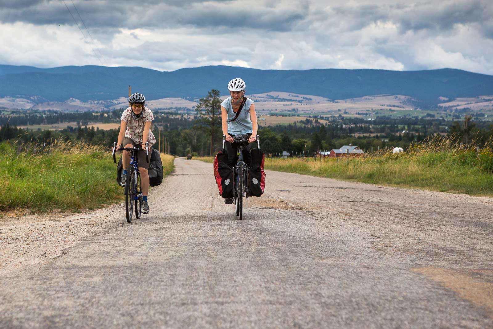 A couple of riders on the Bitterroot Trail